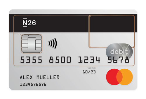N26 Mastercard Debit transparent